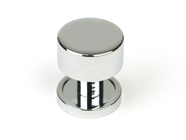 From The Anvil 50325 Polished Chrome Kelso Cabinet Knob - 25mm (Plain) Polished Chrome