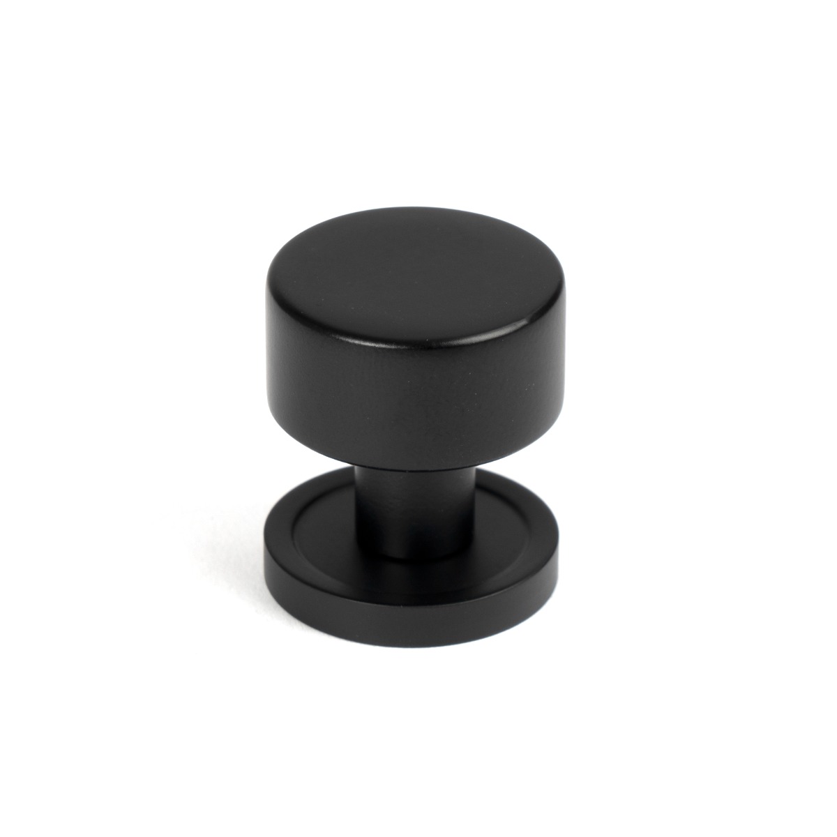 From The Anvil 50337 Matt Black Kelso Cabinet Knob - 25mm (Plain) Matt Black