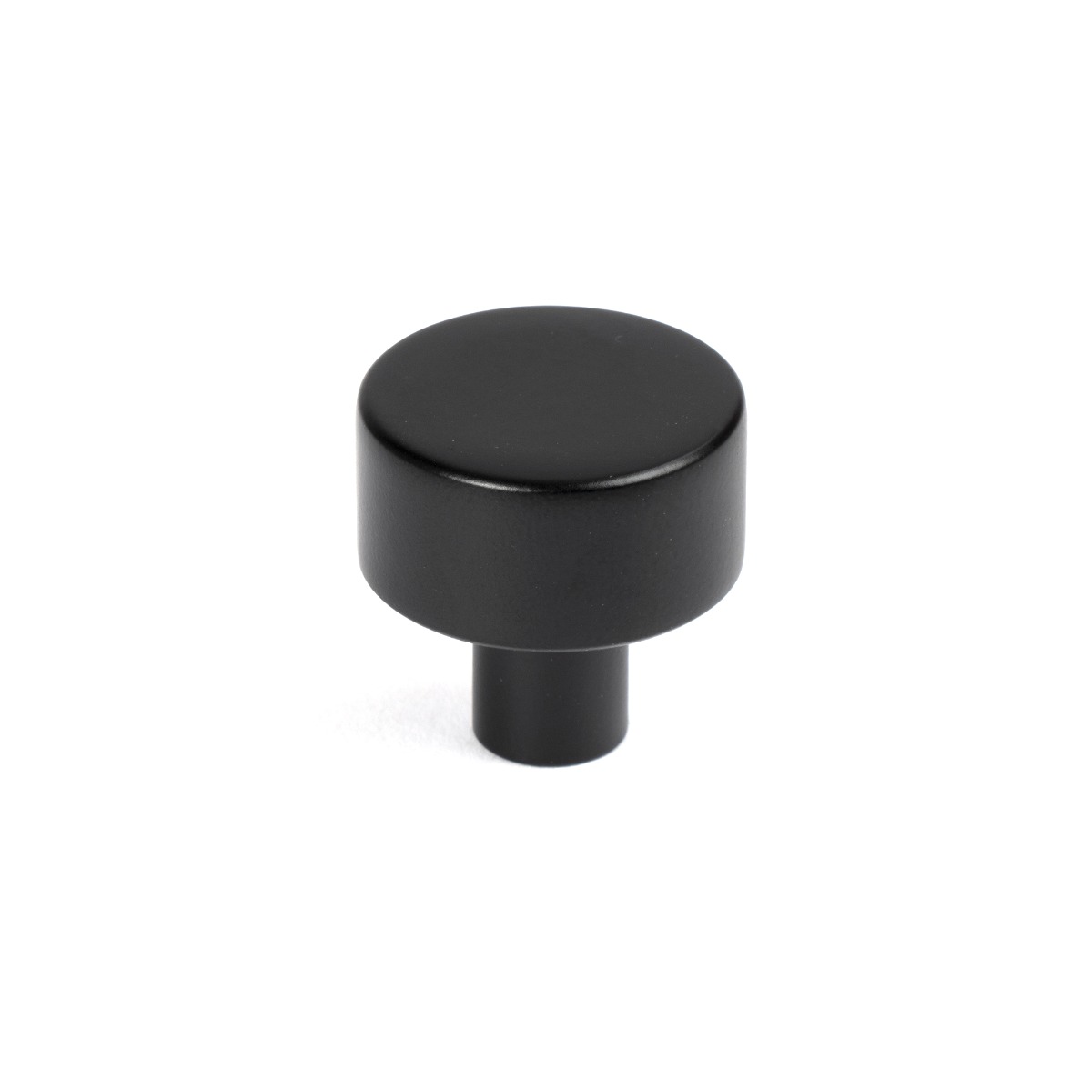 From The Anvil 50338 Matt Black Kelso Cabinet Knob - 25mm (No rose) Matt Black