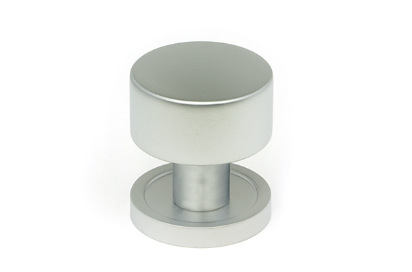 From The Anvil 50349 Satin Chrome Kelso Cabinet Knob - 25mm (Plain) Satin Chrome