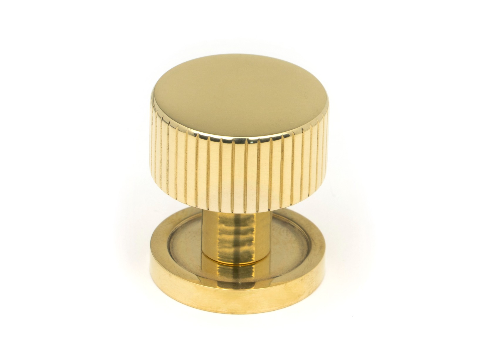 From The Anvil 50361 Polished Brass Judd Cabinet Knob - 25mm (Plain) Polished Brass