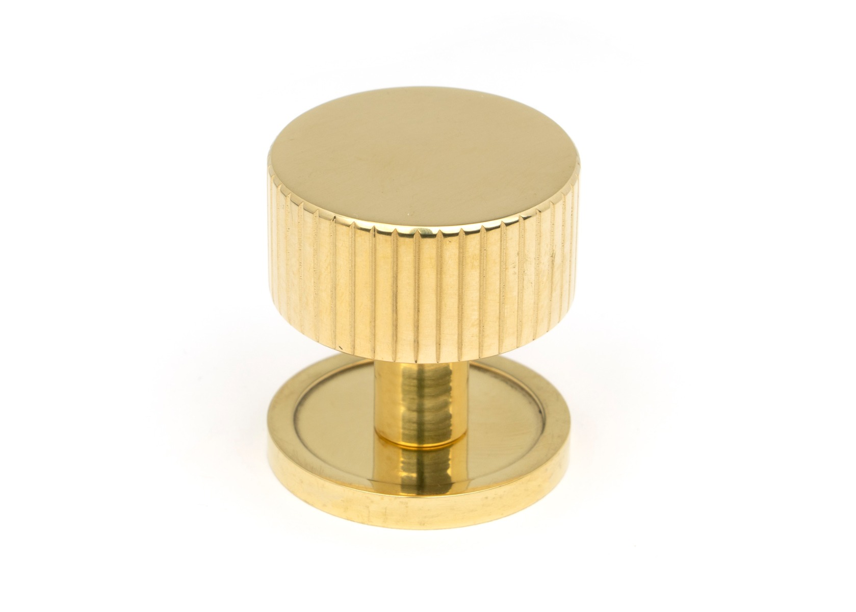 From The Anvil 50364 Polished Brass Judd Cabinet Knob - 32mm (Plain) Polished Brass