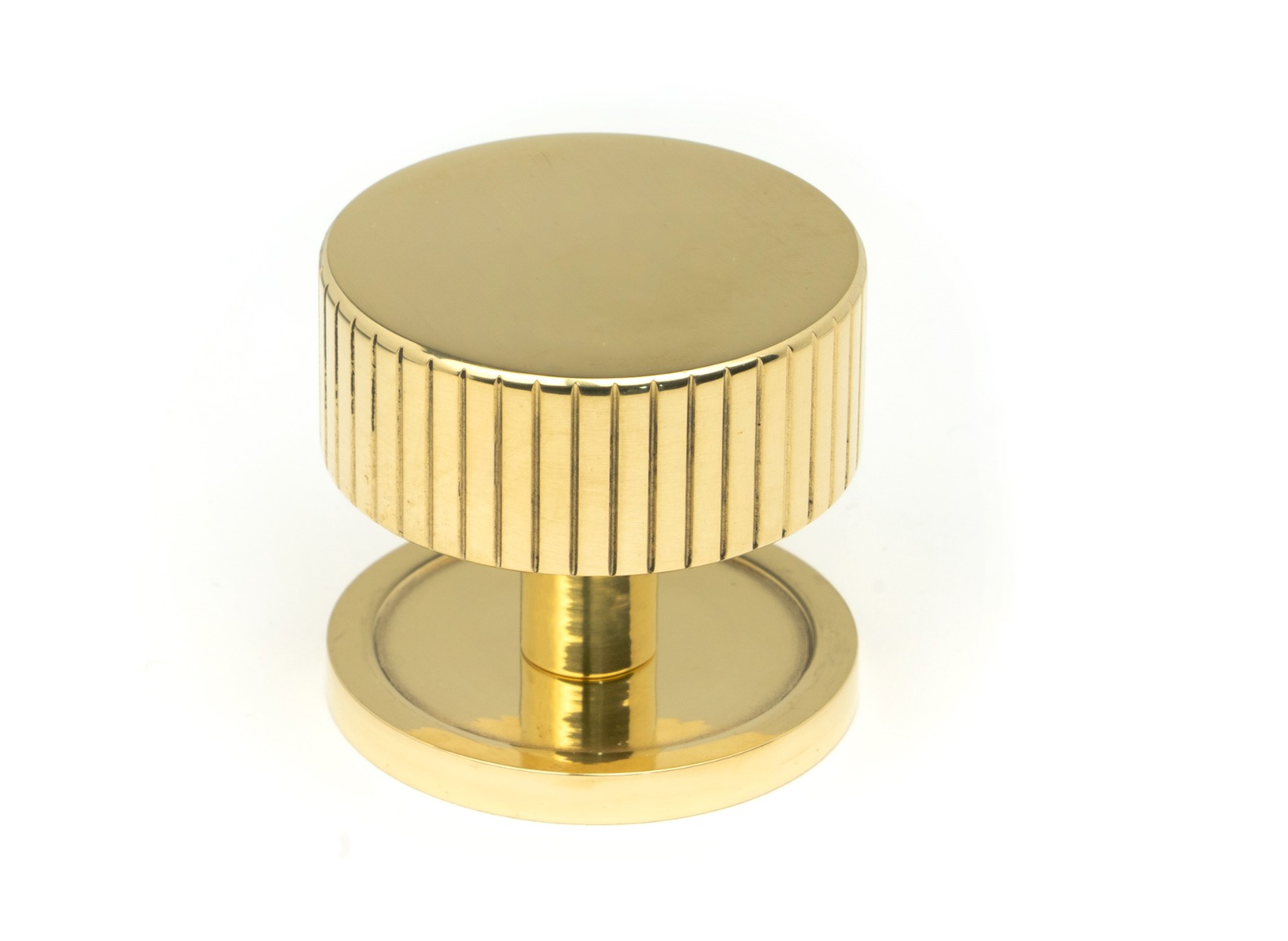 From The Anvil 50367 Polished Brass Judd Cabinet Knob - 38mm (Plain) Polished Brass