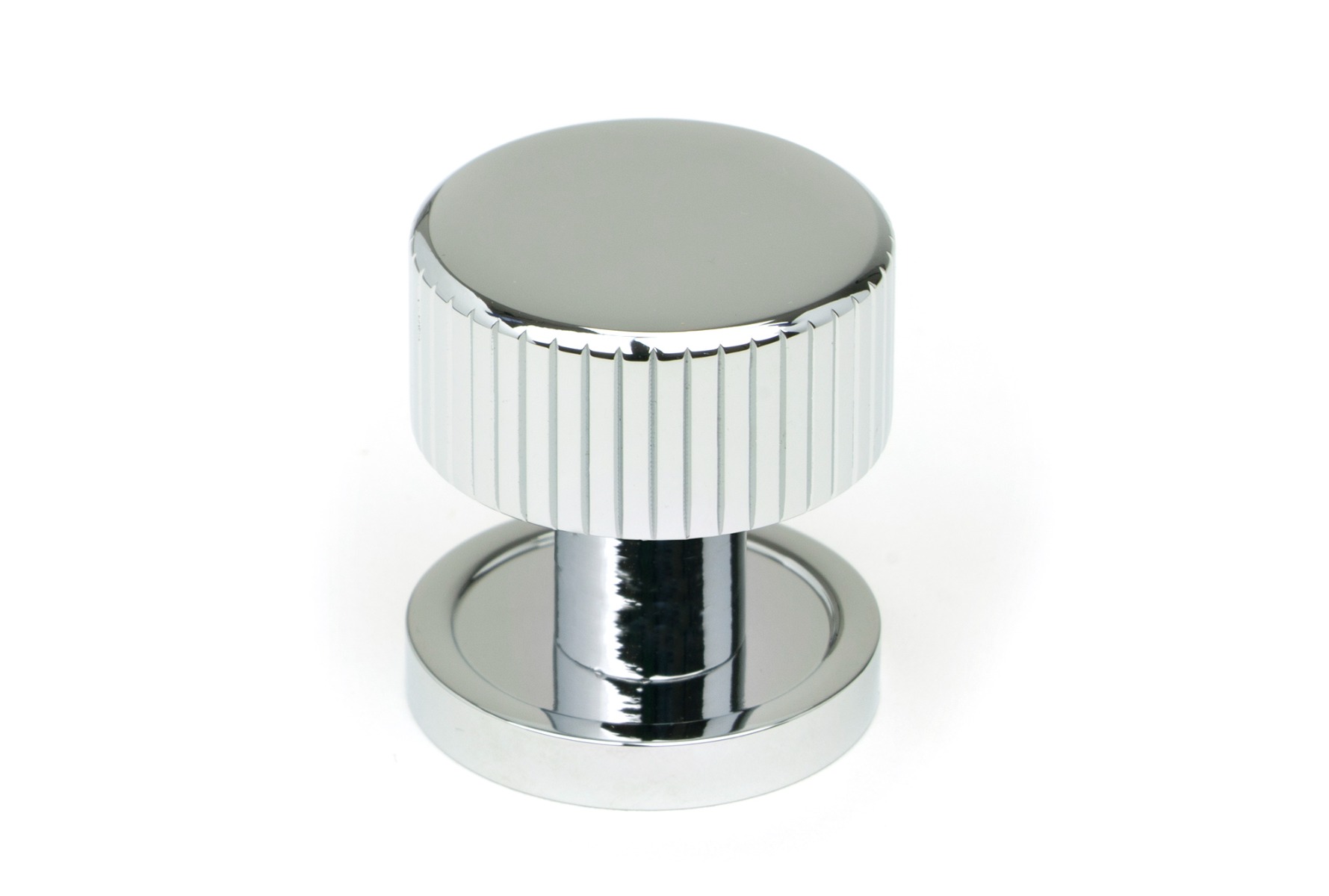From The Anvil 50376 Polished Chrome Judd Cabinet Knob - 25mm (Plain) Polished Chrome