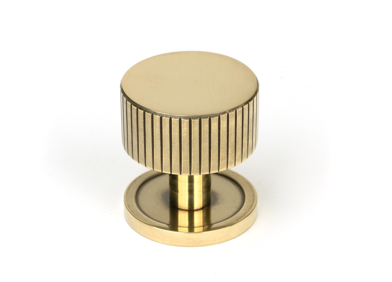 From The Anvil 50380 Aged Brass Judd Cabinet Knob - 32mm (Plain) Aged Brass
