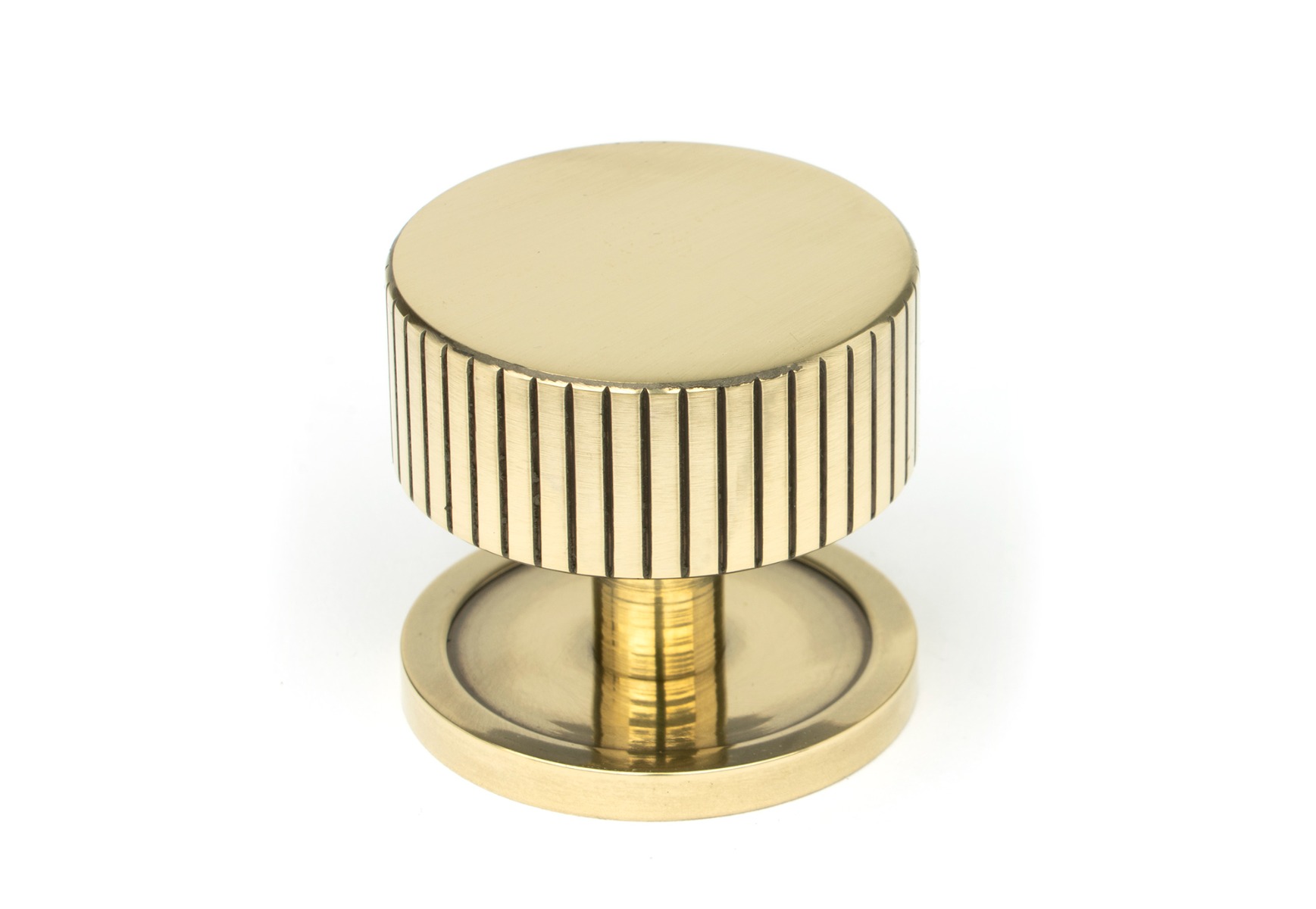 From The Anvil 50383 Aged Brass Judd Cabinet Knob - 38mm (Plain) Aged Brass
