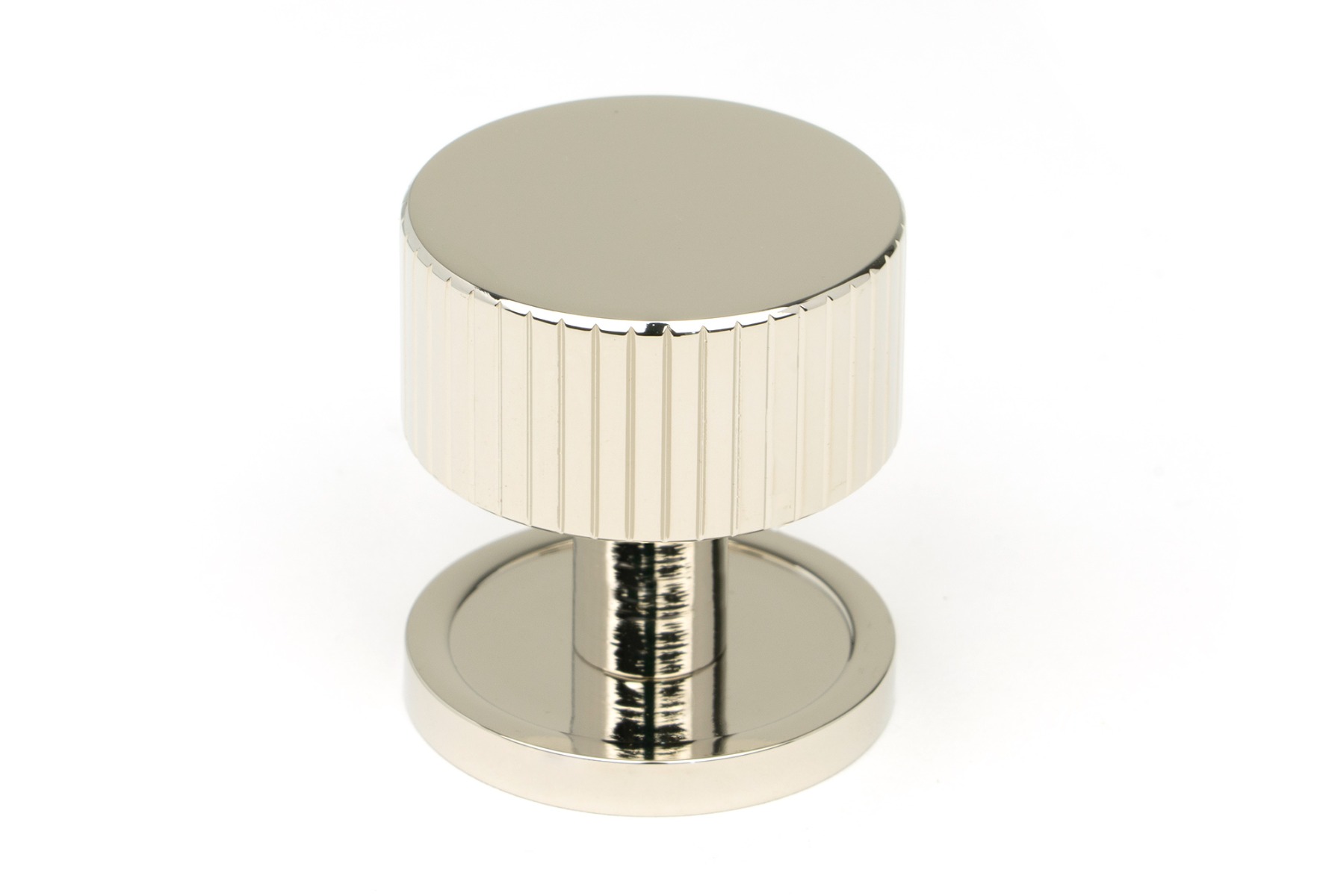 From The Anvil 50392 Polished Nickel Judd Cabinet Knob - 32mm (Plain) Polished Nickel