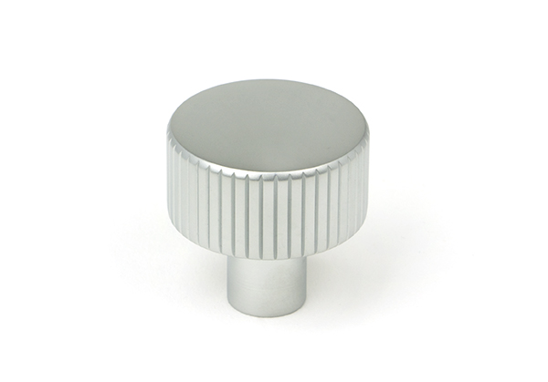 From The Anvil 50413 Satin Chrome Judd Cabinet Knob - 25mm (No rose) Satin Chrome