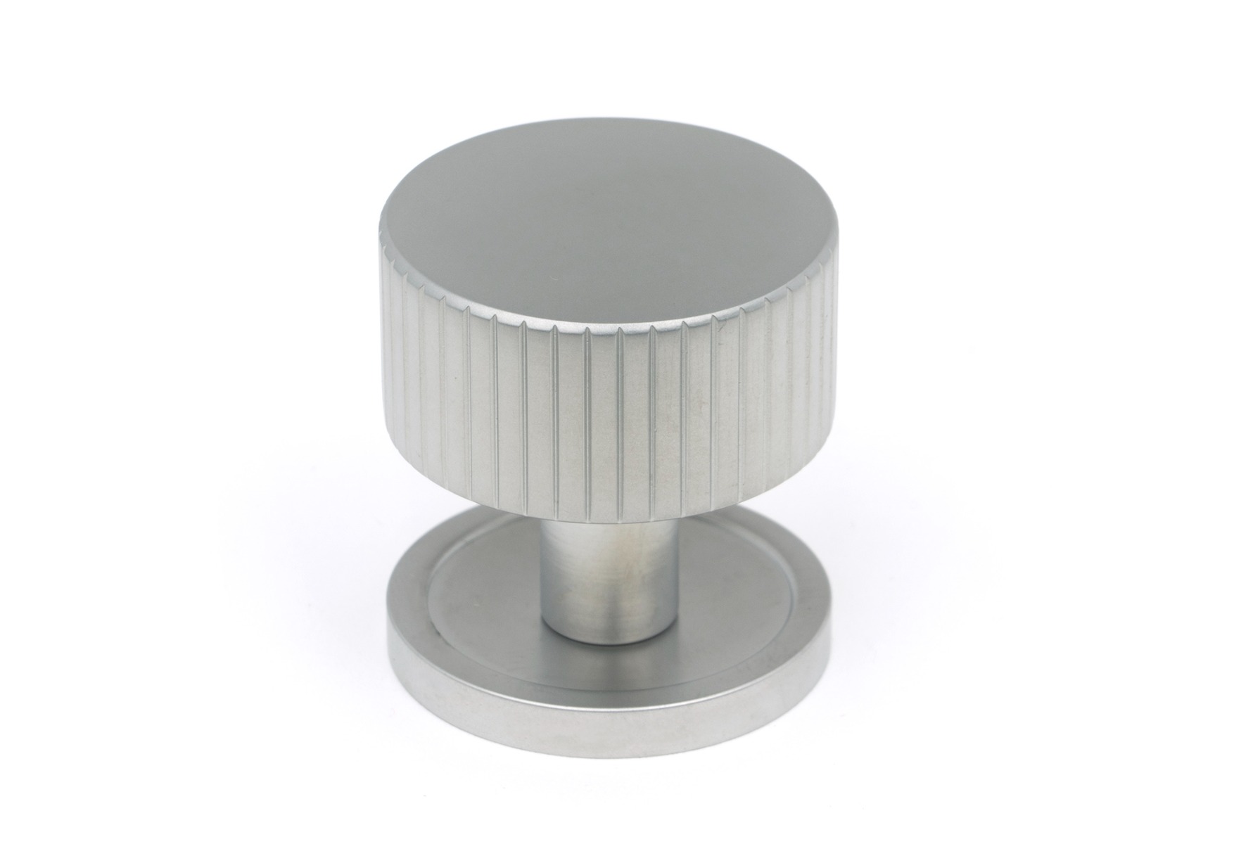 From The Anvil 50415 Satin Chrome Judd Cabinet Knob - 32mm (Plain) Satin Chrome