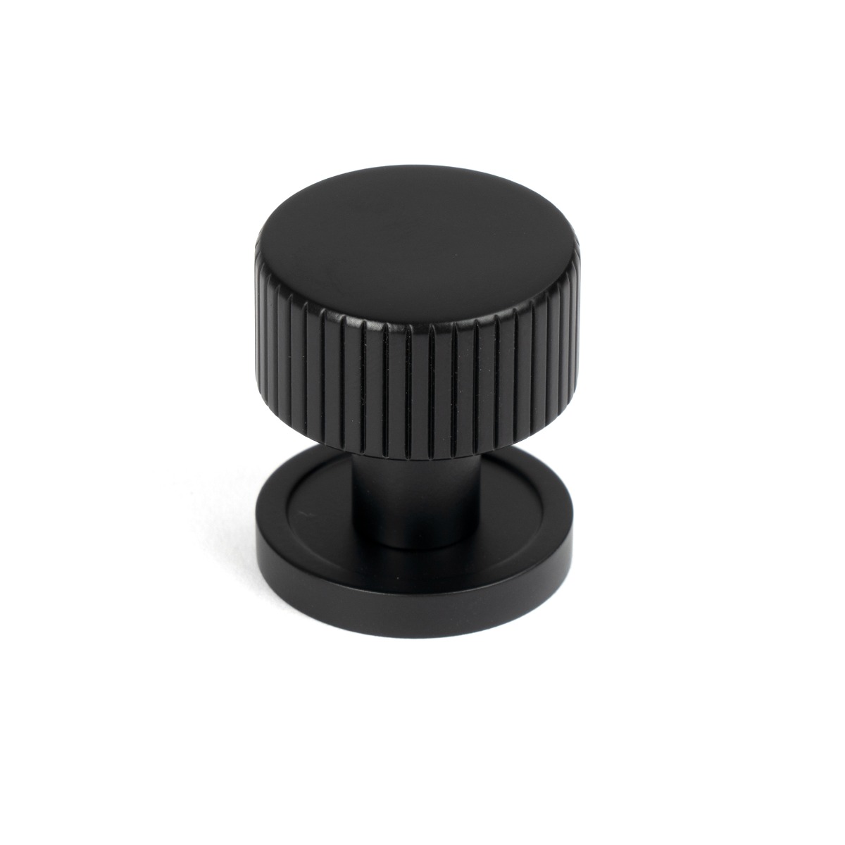 From The Anvil 50424 Matt Black Judd Cabinet Knob - 25mm (Plain) Matt Black