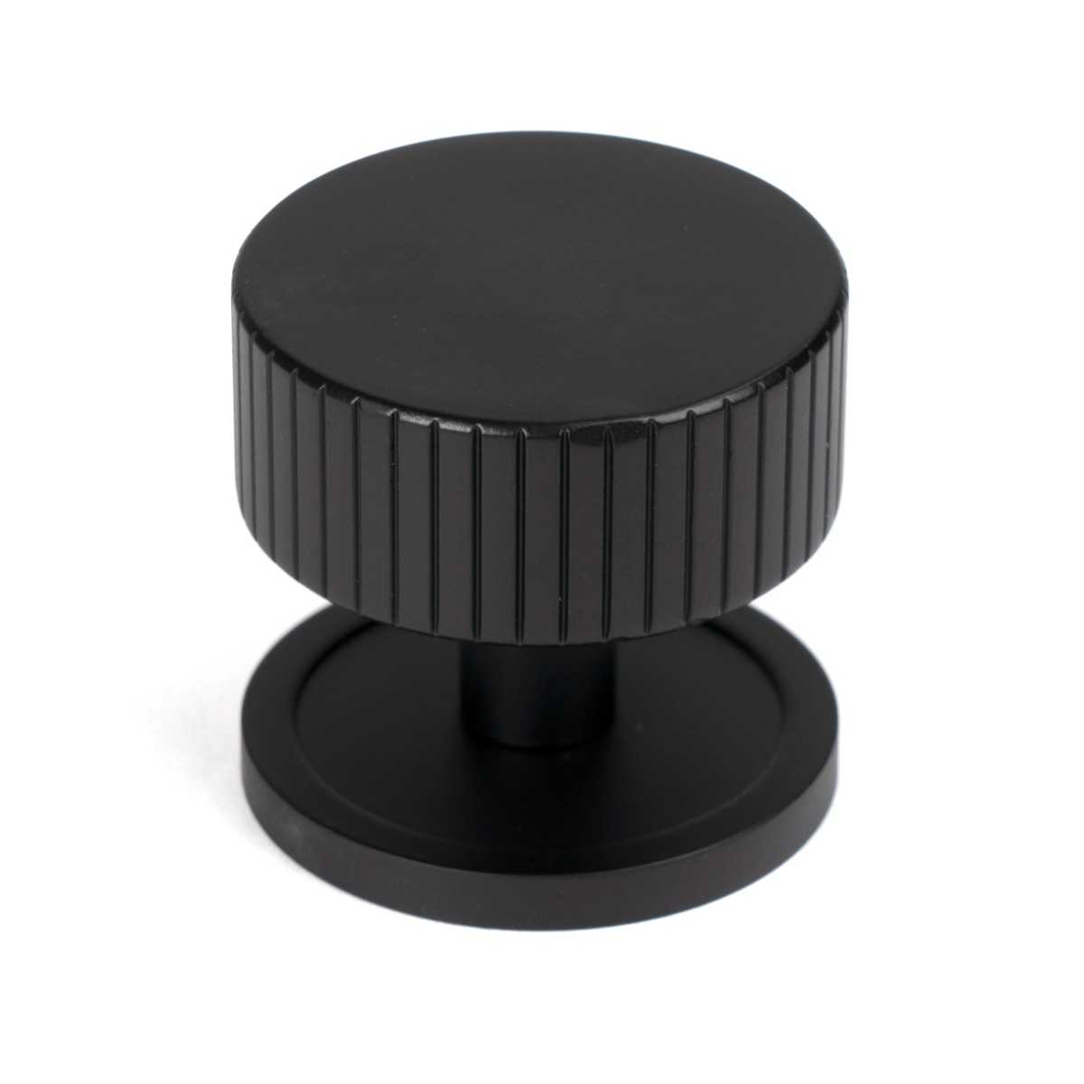 From The Anvil 50430 Matt Black Judd Cabinet Knob - 38mm (Plain) Matt Black