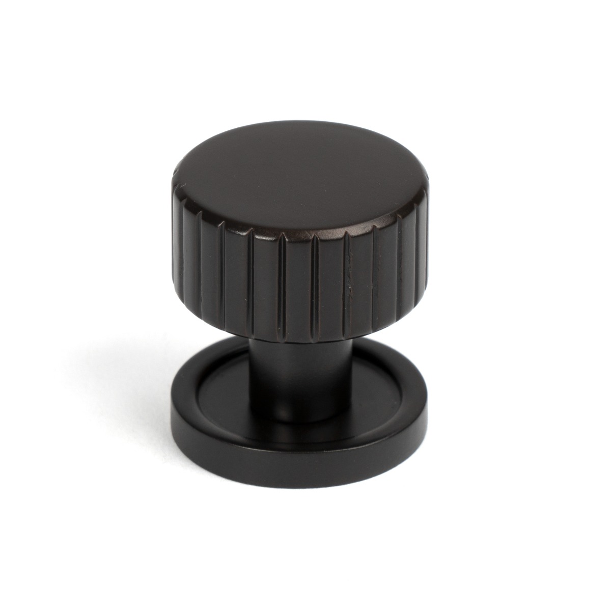 From The Anvil 50448 Aged Bronze Judd Cabinet Knob - 25mm (Plain) Aged Bronze