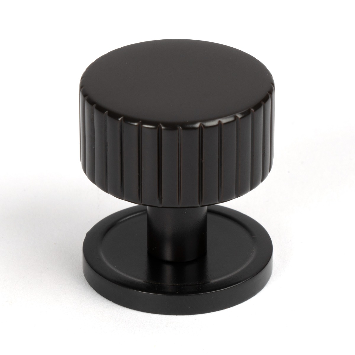 From The Anvil 50451 Aged Bronze Judd Cabinet Knob - 32mm (Plain) Aged Bronze