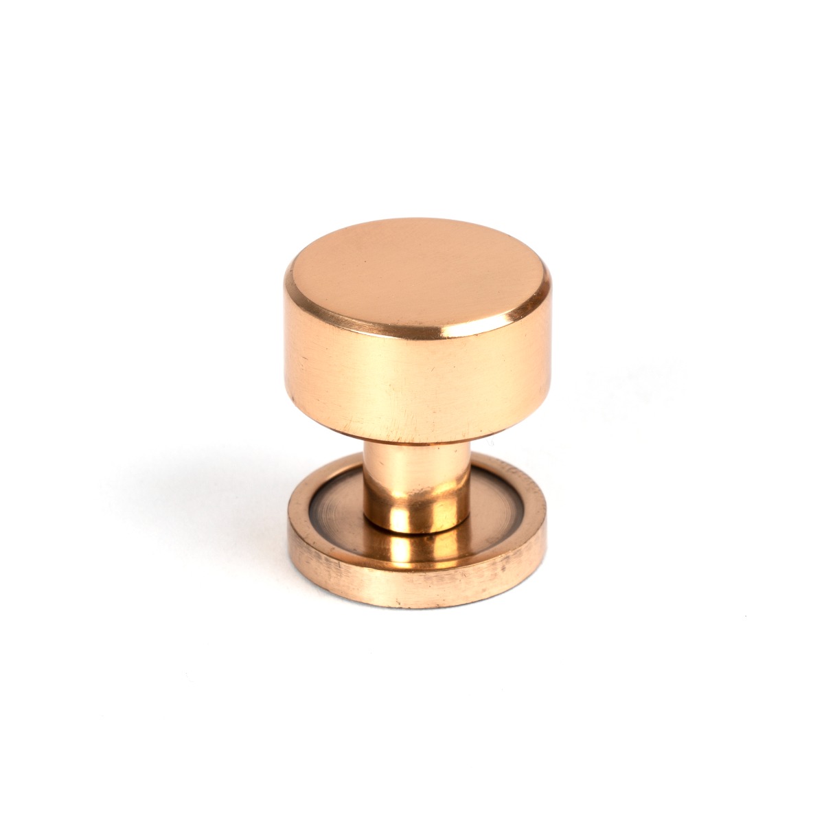 From The Anvil 50460 Polished Bronze Kelso Cabinet Knob - 25mm (Plain) Polished Bronze