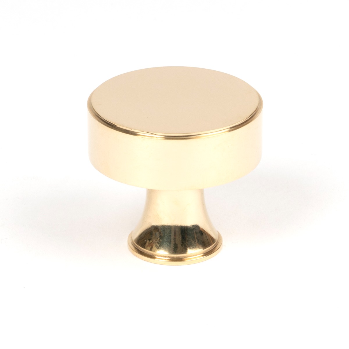 From The Anvil 50486 Polished Brass Scully Cabinet Knob - 38mm Polished Brass