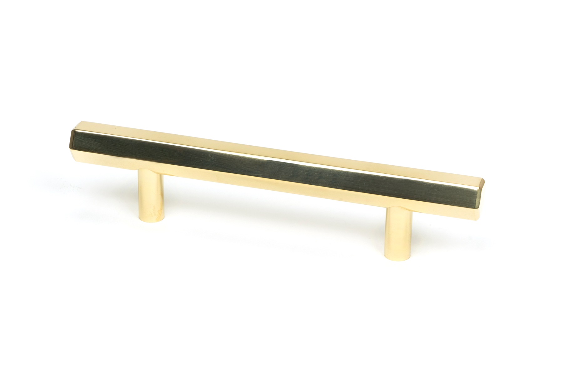 Polished Brass Kahlo Pull Handle Small From The Anvil