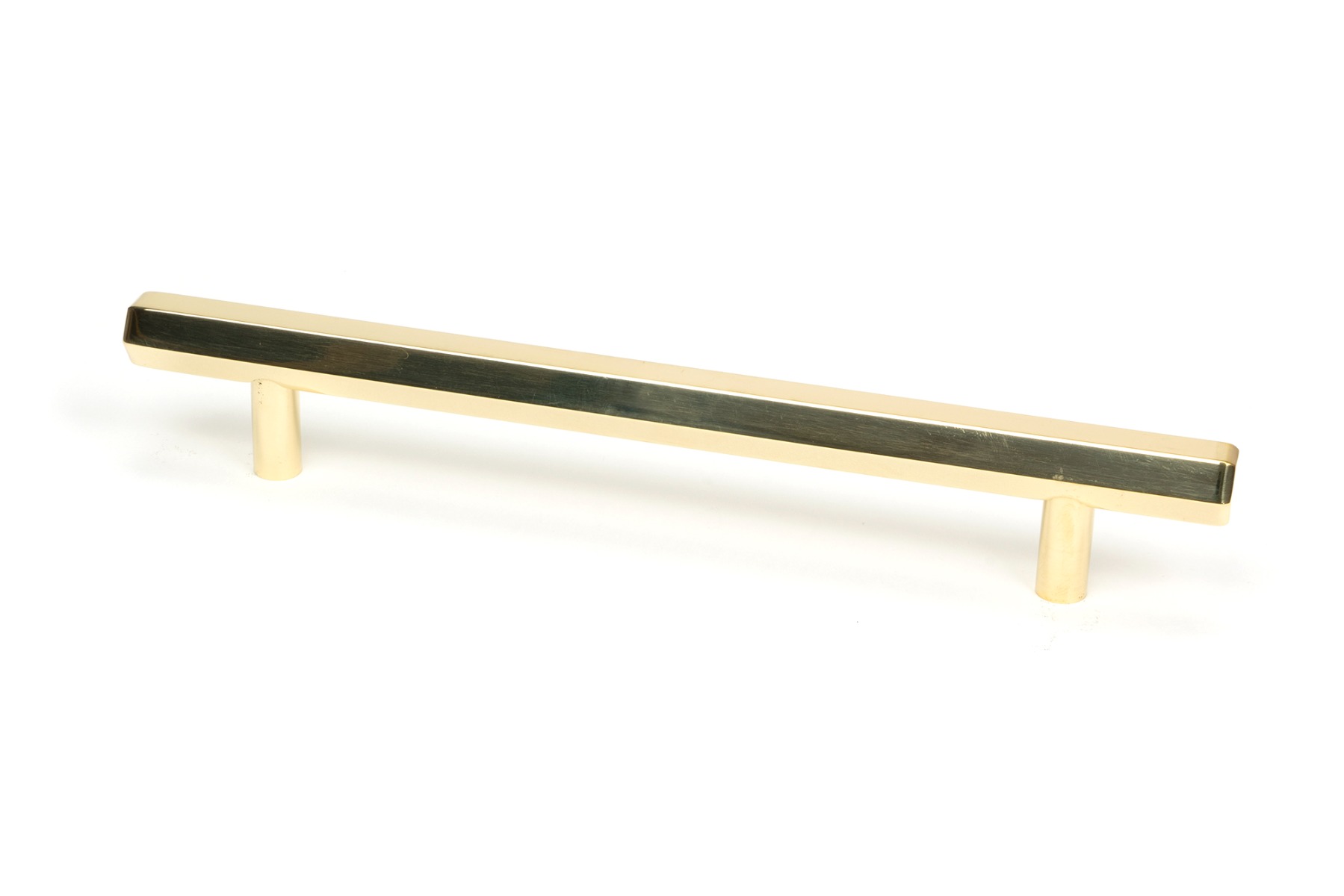 Polished Brass Kahlo Pull Handle Medium From The Anvil