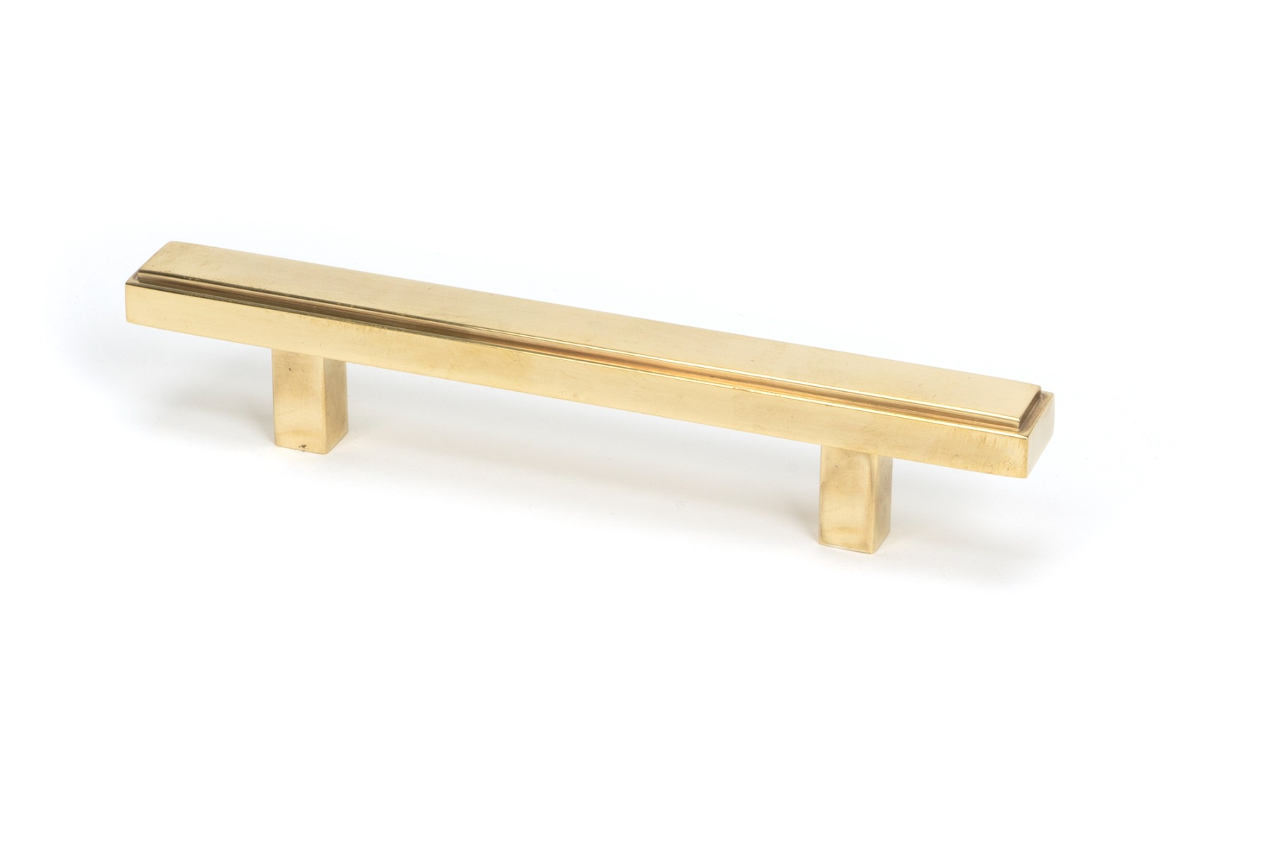 From The Anvil 50506 Aged Brass Scully Pull Handle - Small Aged Brass