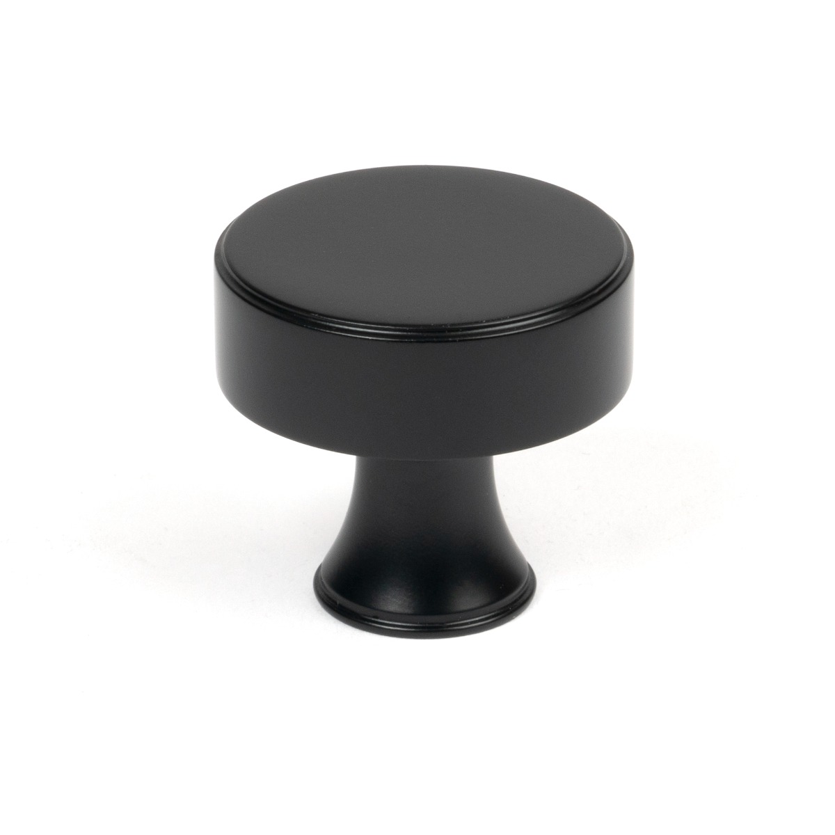 From The Anvil 50556 Matt Black Scully Cabinet Knob - 38mm Matt Black