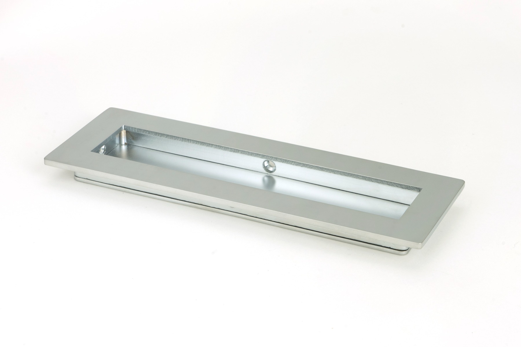 From The Anvil 50638 Satin Chrome 175mm Plain Rectangular Pull Satin Chrome