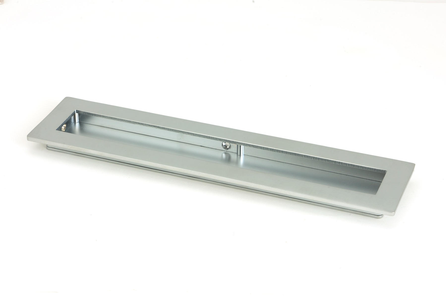 From The Anvil 50639 Satin Chrome 250mm Plain Rectangular Pull Satin Chrome