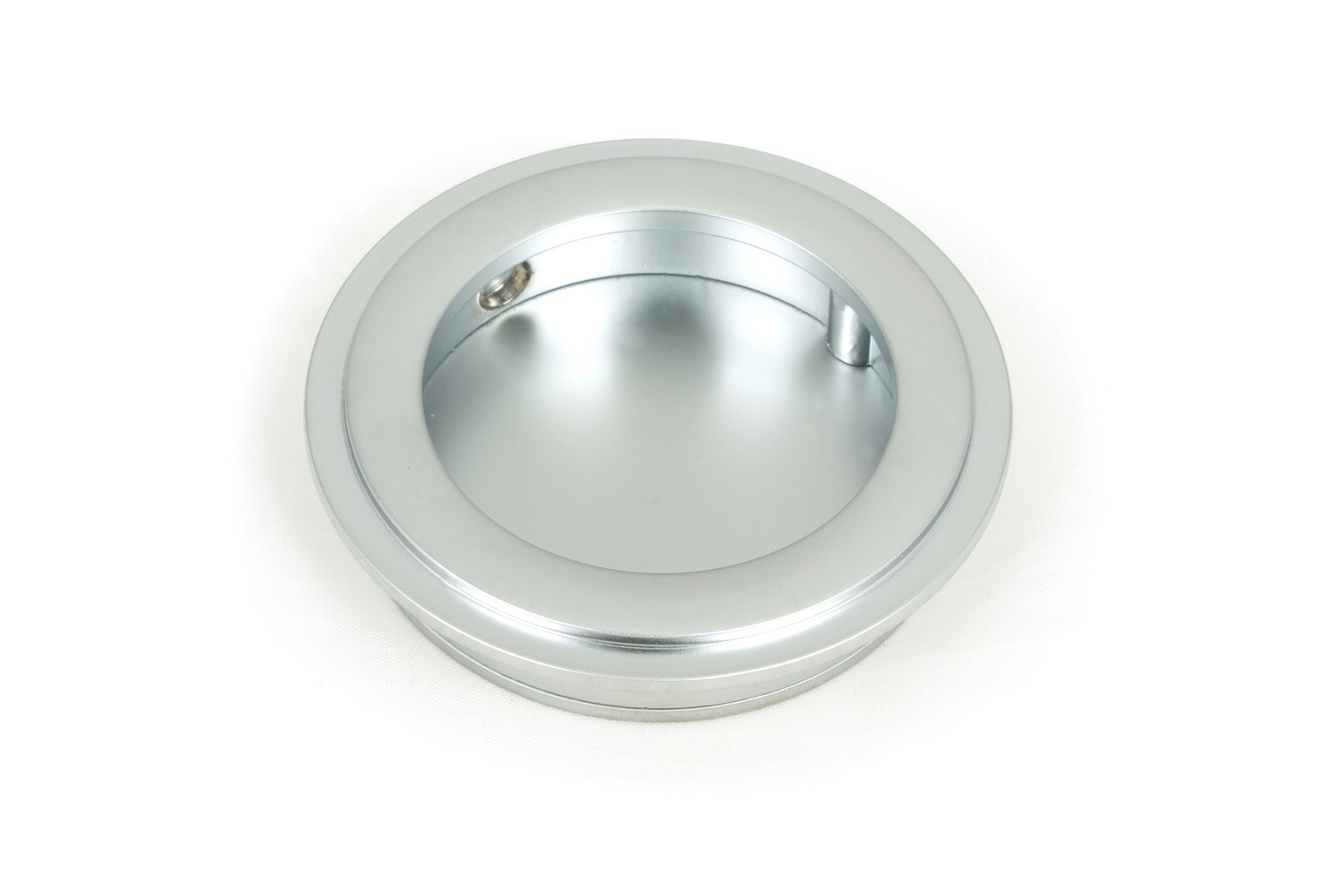 From The Anvil 50644 Satin Chrome 60mm Art Deco Round Pull Satin Chrome