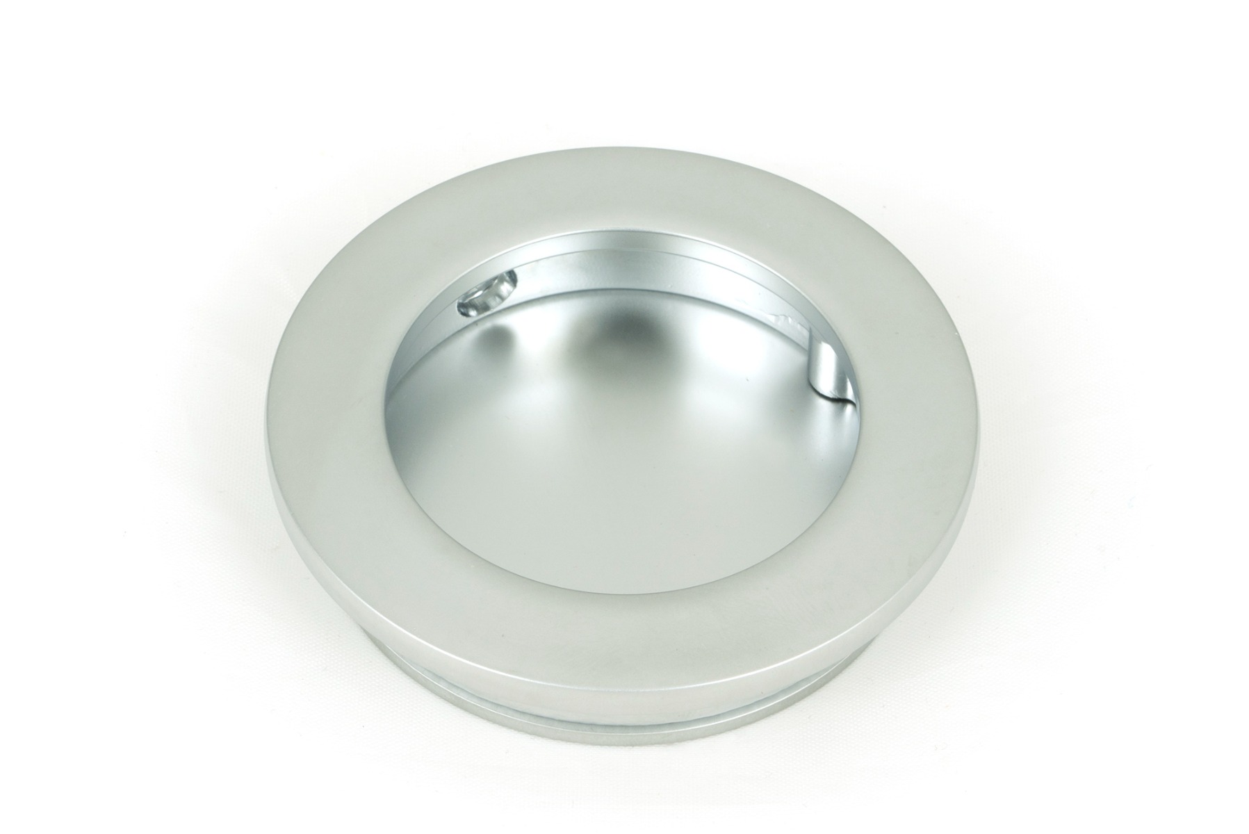 From The Anvil 50646 Satin Chrome 60mm Plain Round Pull Satin Chrome