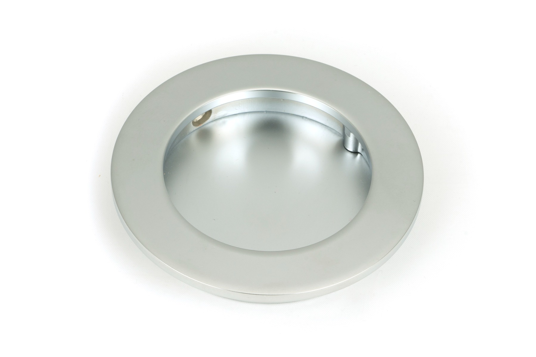 From The Anvil 50647 Satin Chrome 75mm Plain Round Pull Satin Chrome