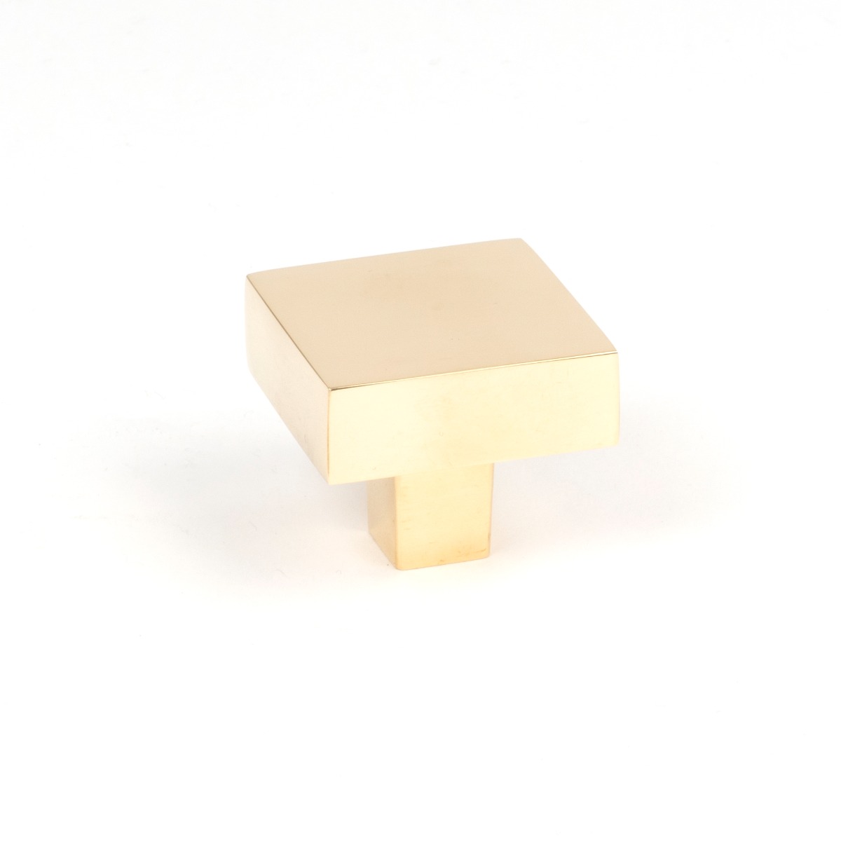 From The Anvil 50669 Polished Brass Albers Cabinet Knob - 35mm Polished Brass