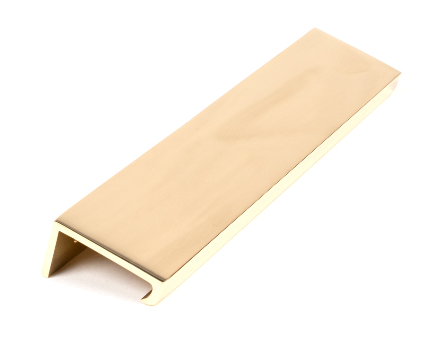 From The Anvil 50676 Polished Brass 200mm Plain Edge Pull Polished Brass