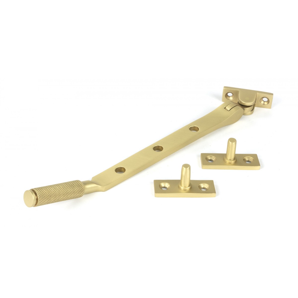From the Anvil Satin Brass 8 Brompton Stay 50921