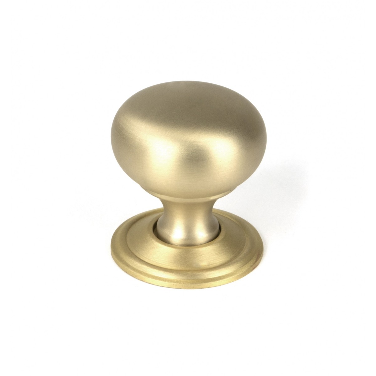 From the Anvil Satin Brass Mushroom Cabinet Knob 32mm 50929