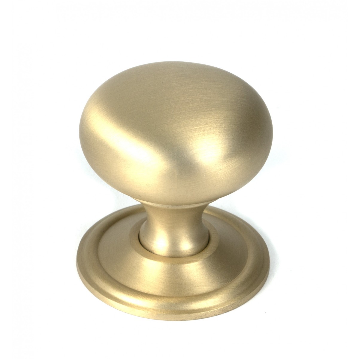 From the Anvil Satin Brass Mushroom Cabinet Knob 38mm 50930