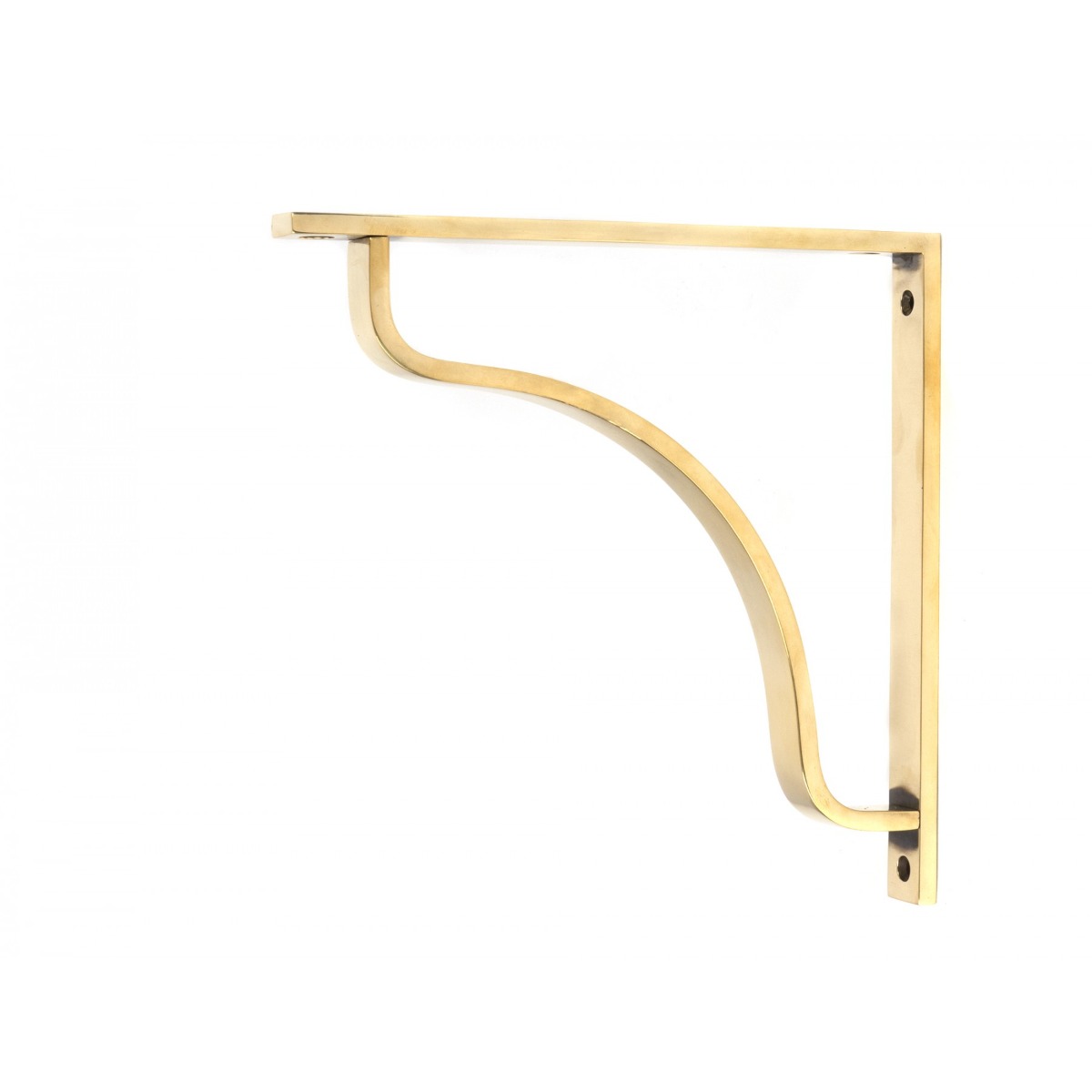 From the Anvil Aged Brass Abingdon Shelf Bracket 200mm x 200mm 51096