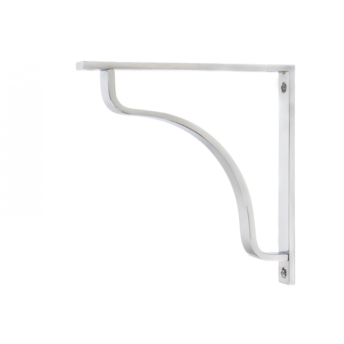 From the Anvil Polished Chrome Abingdon Shelf Bracket 200mm x 200mm 51099