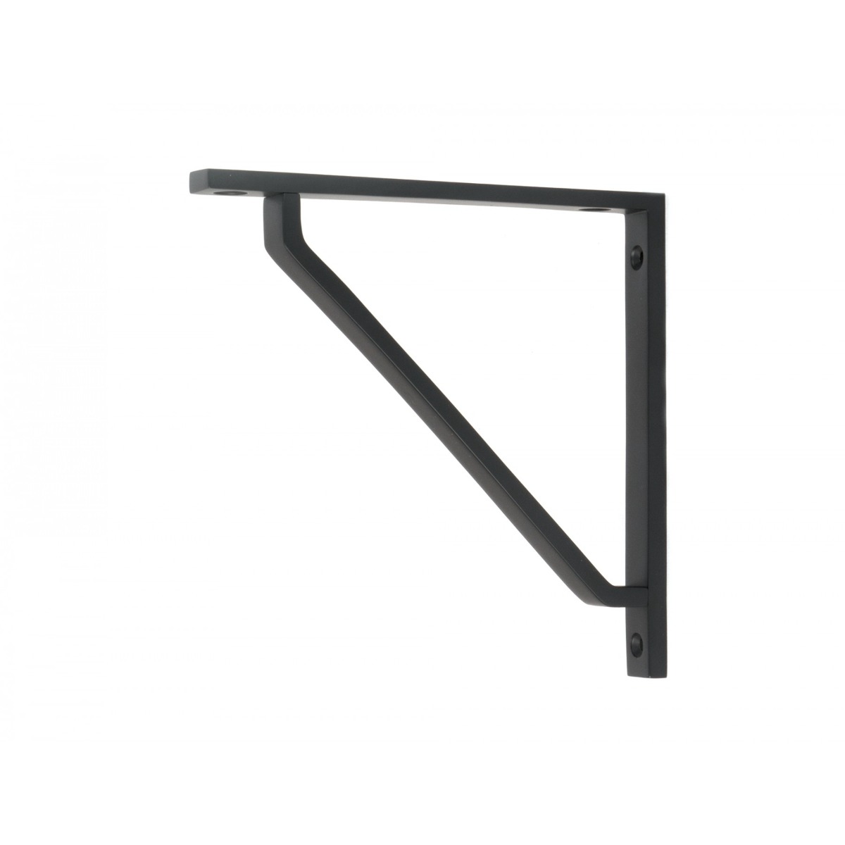 From the Anvil Matt Black Barton Shelf Bracket 150mm x 150mm 51114