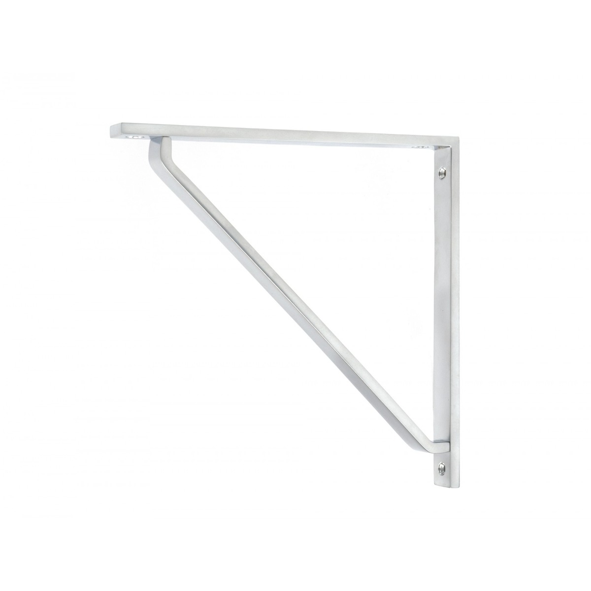 From the Anvil Satin Chrome Barton Shelf Bracket 200mm x 200mm 51120