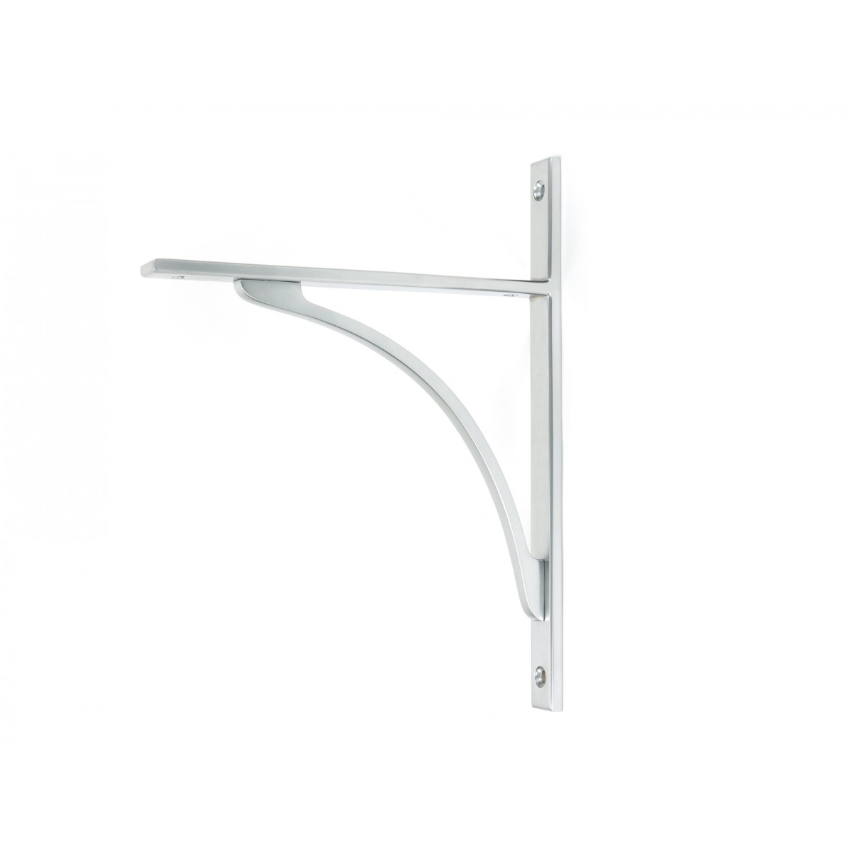 From the Anvil Satin Chrome Apperley Shelf Bracket 260mm x 200mm 51130