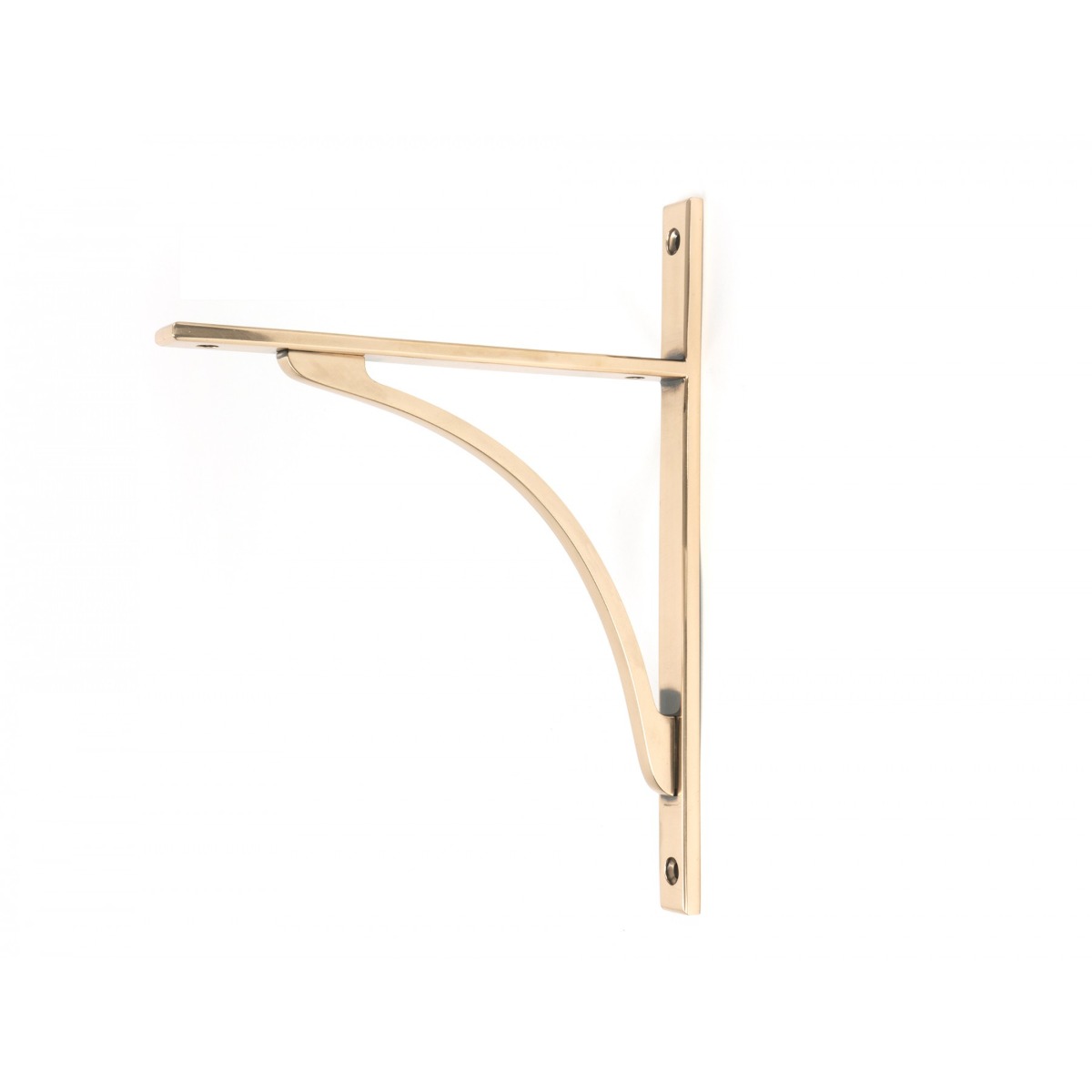 From the Anvil Polished Bronze Apperley Shelf Bracket 260mm x 200mm 51133