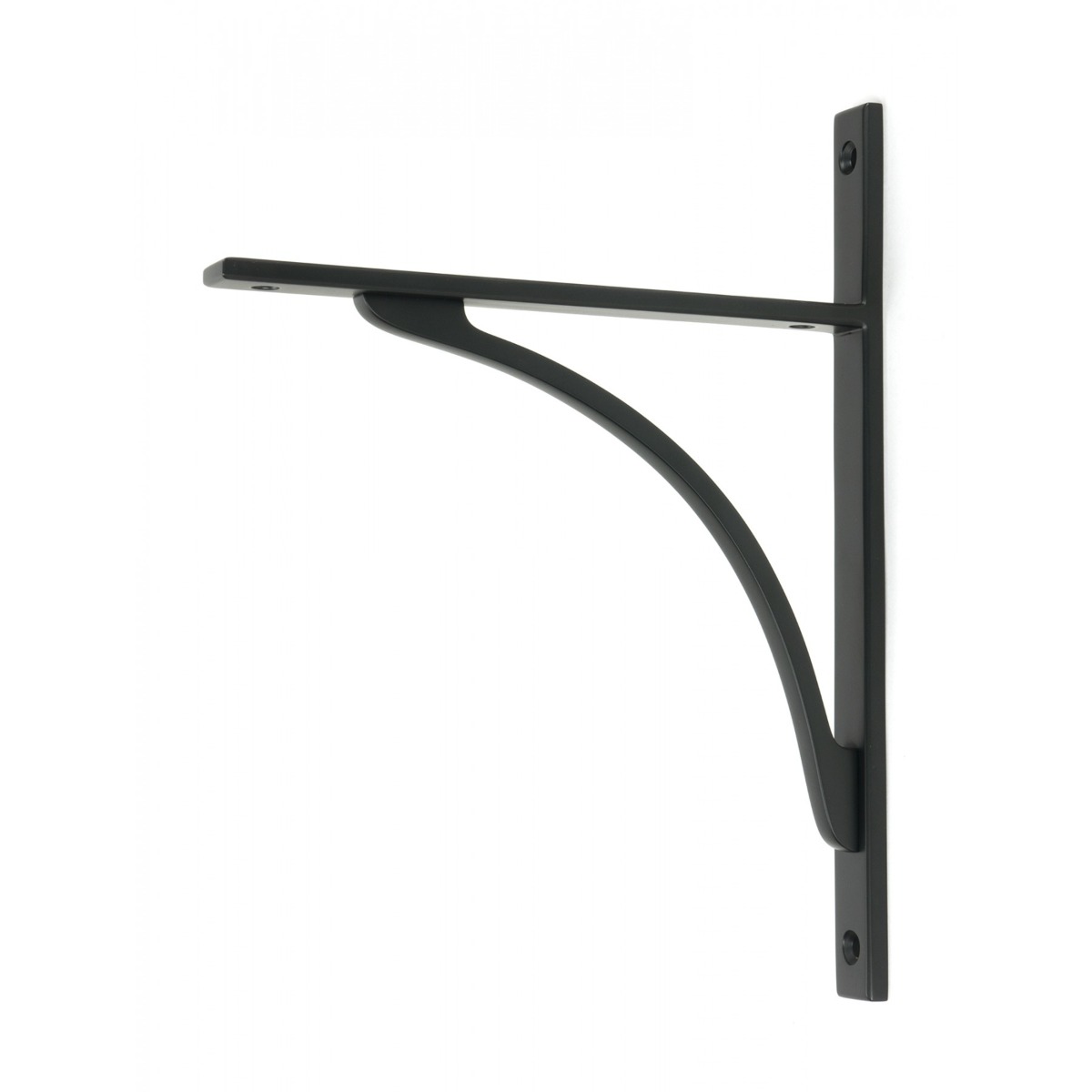 From the Anvil Matt Black Apperley Shelf Bracket 260mm x 200mm 51134