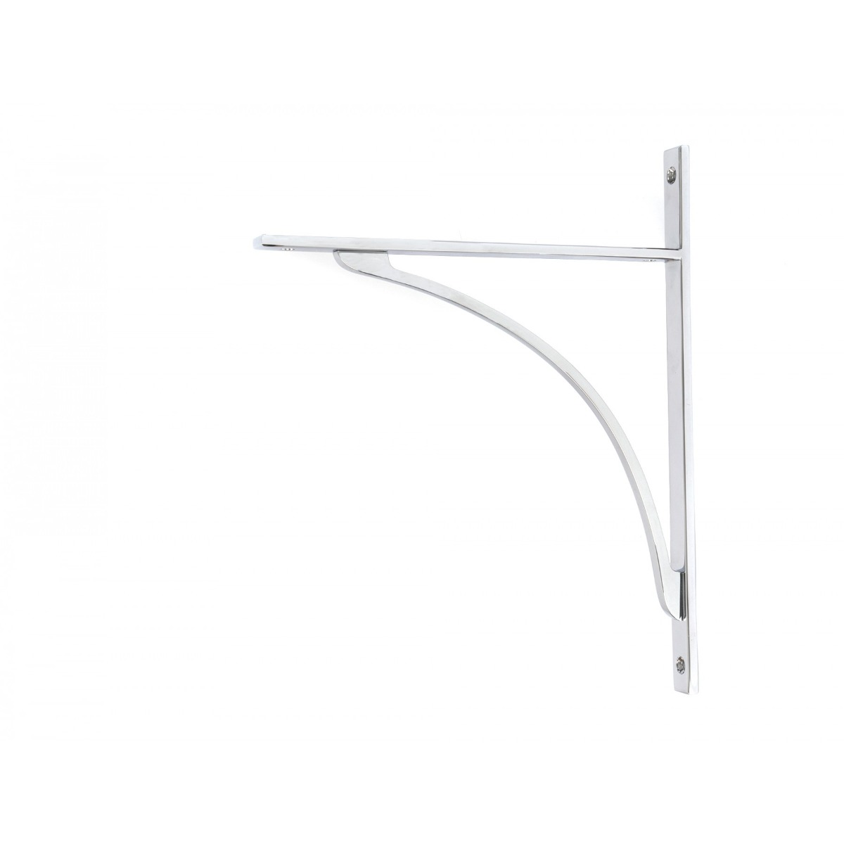 From the Anvil Polished Chrome Apperley Shelf Bracket 314mm x 250mm 51139