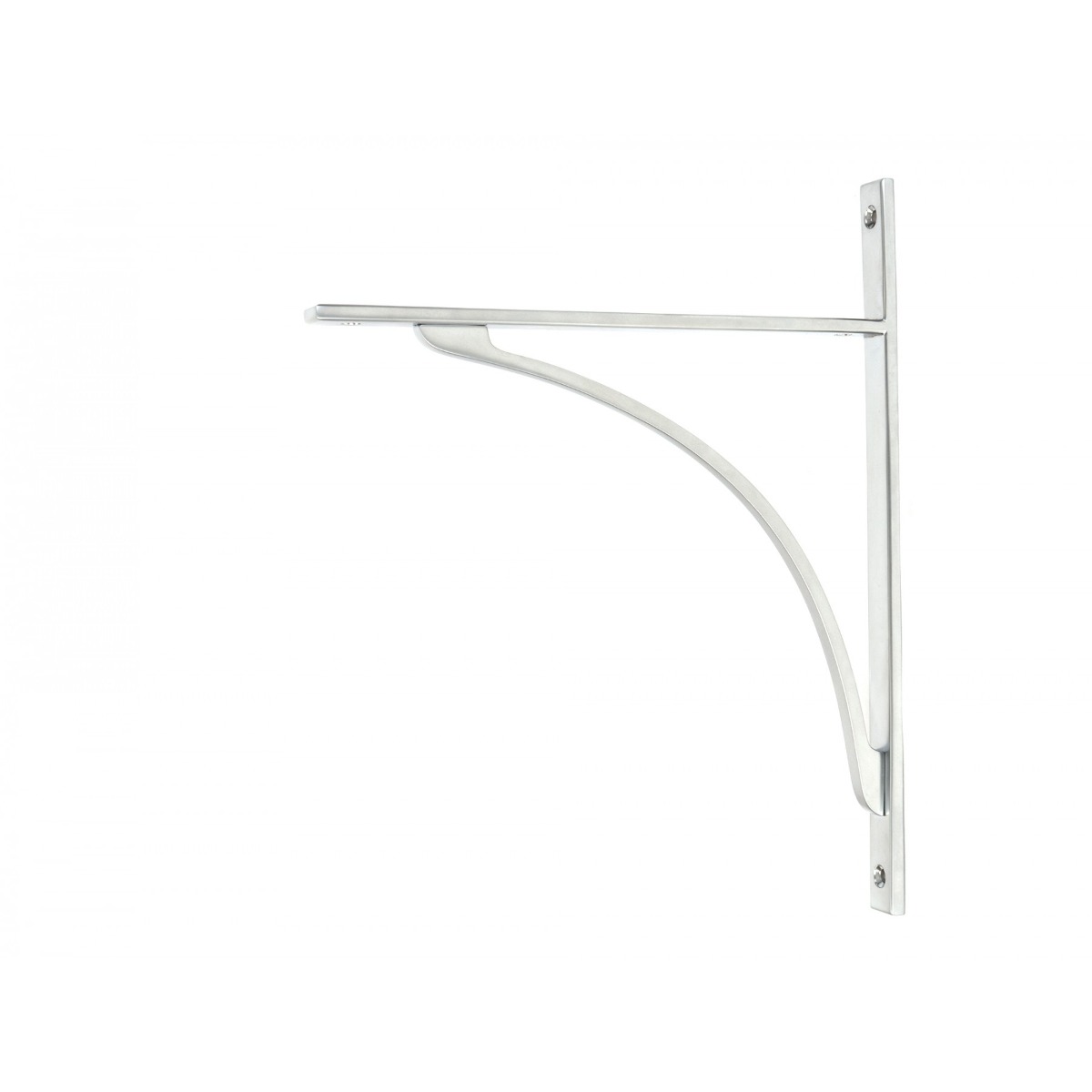 From the Anvil Satin Chrome Apperley Shelf Bracket 314mm x 250mm 51140
