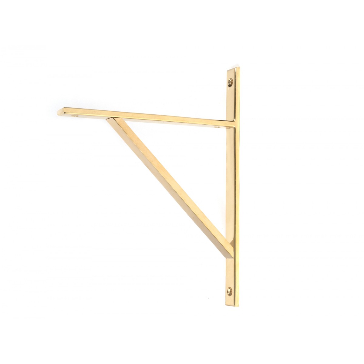 From the Anvil Polished Brass Chalfont Shelf Bracket 260mm x 200mm 51145
