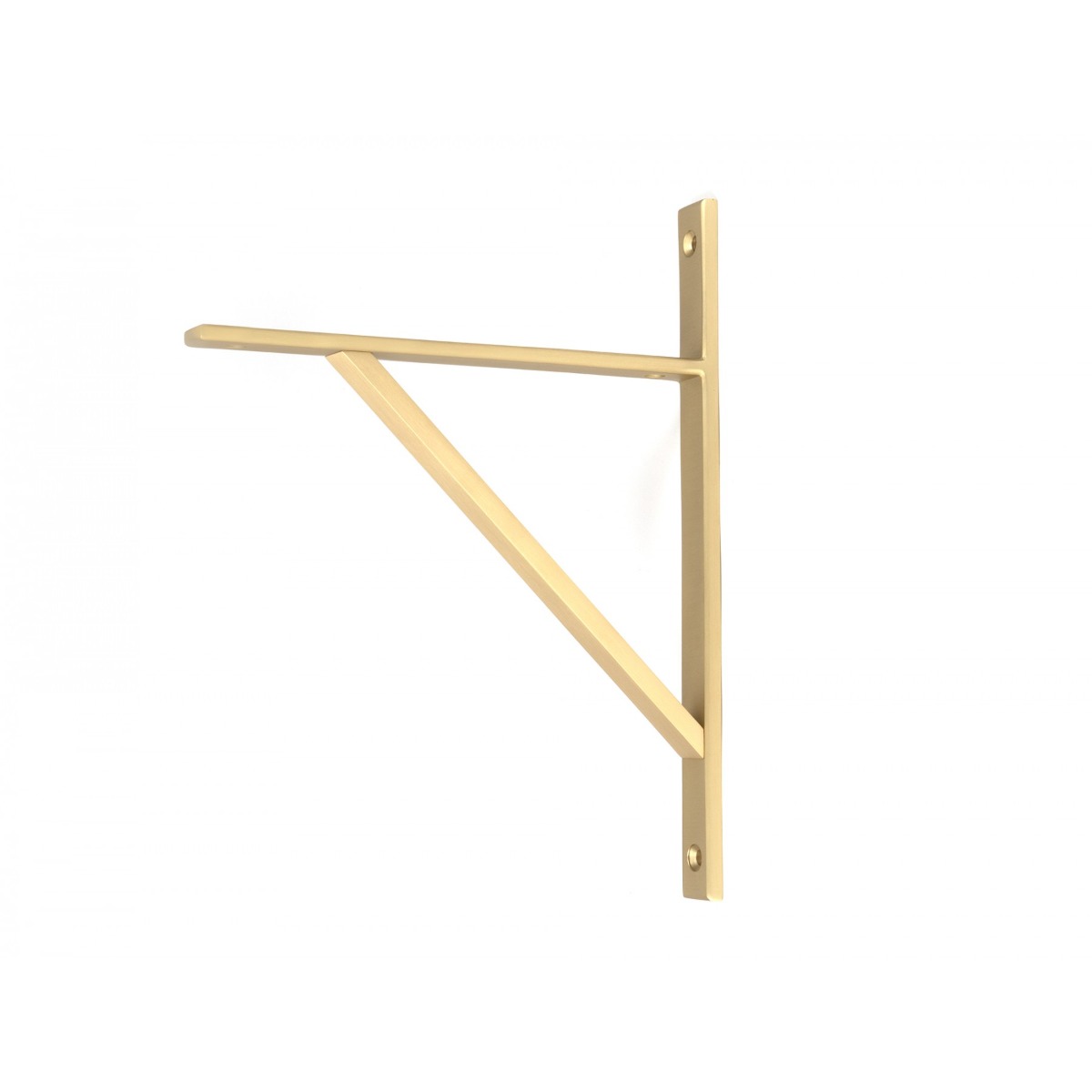 From the Anvil Satin Brass Chalfont Shelf Bracket 260mm x 200mm 51147