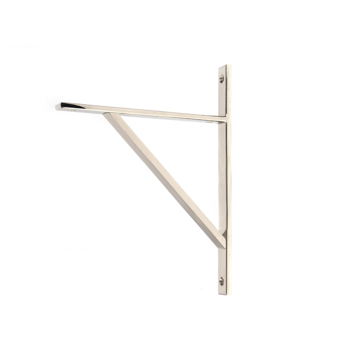 From the Anvil Polished Nickel Chalfont Shelf Bracket 260mm x 200mm 51151