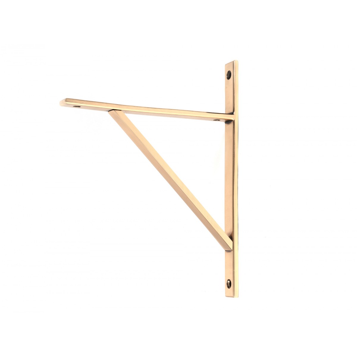 From the Anvil Polished Bronze Chalfont Shelf Bracket 260mm x 200mm 51153