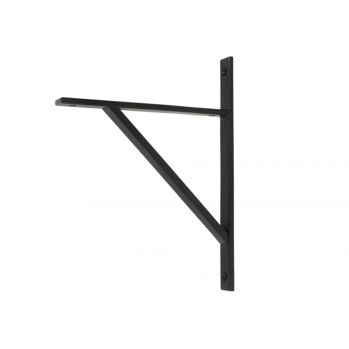 From the Anvil Matt Black Chalfont Shelf Bracket 260mm x 200mm 51154