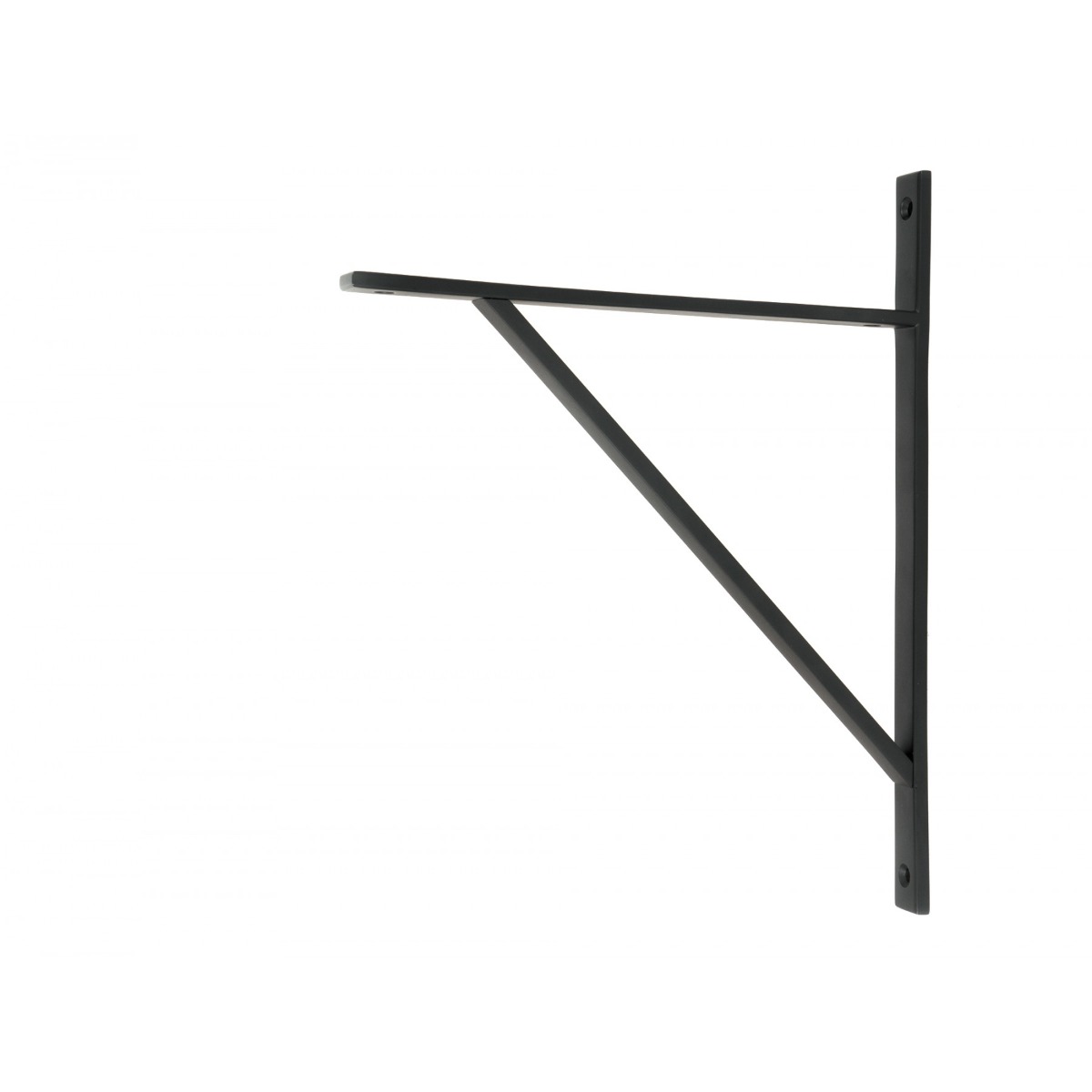 From the Anvil Matt Black Chalfont Shelf Bracket 314mm x 250mm 51164
