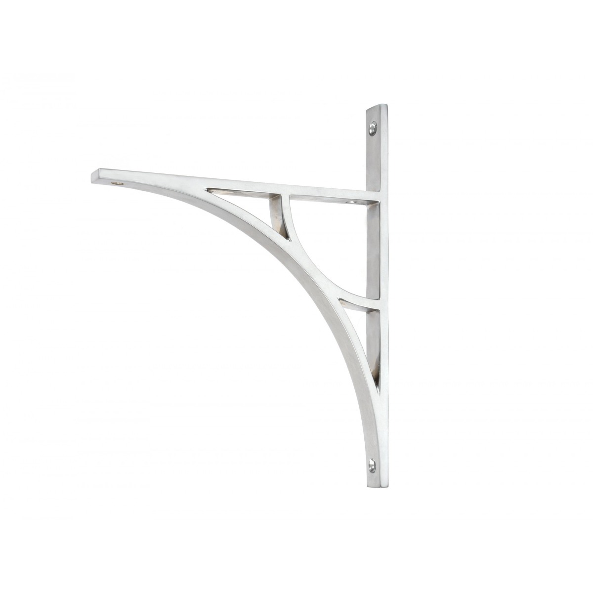 From the Anvil Polished Chrome Tyne Shelf Bracket 260mm x 200mm 51169