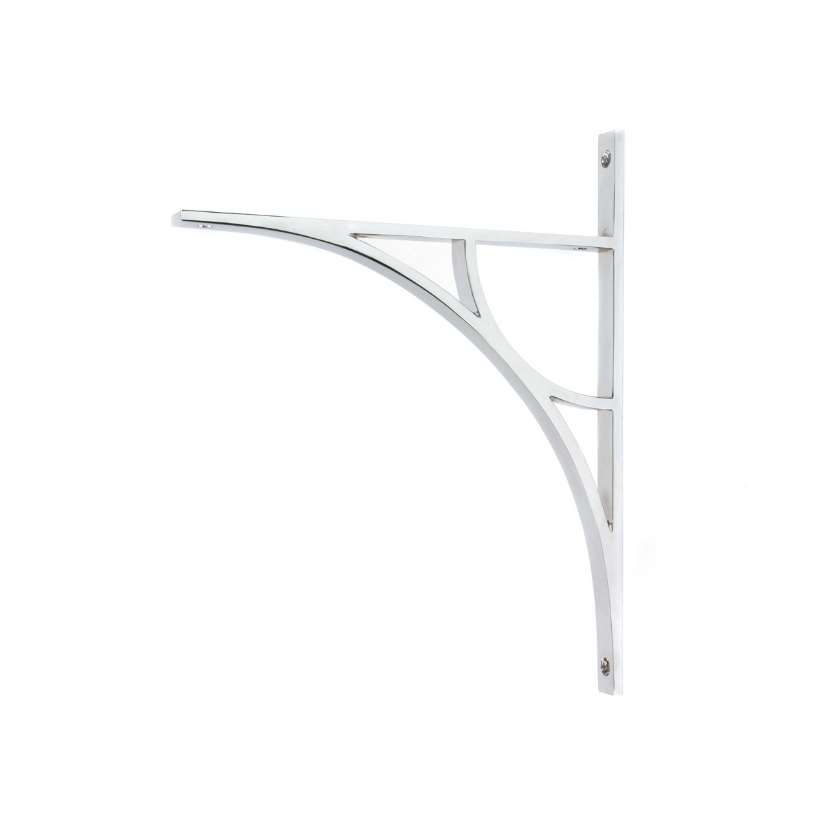 From the Anvil Polished Chrome Tyne Shelf Bracket 314mm x 250mm 51179